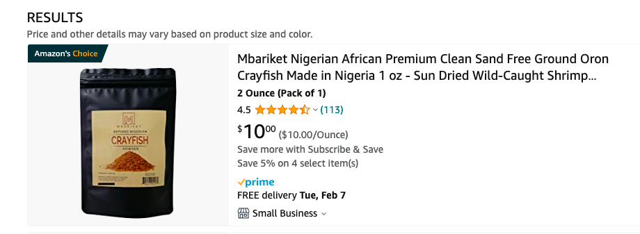 crayfish powder amazon