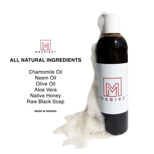 Mbariket Premium Black Soap Body Wash | 100% Nigeria - Image 3