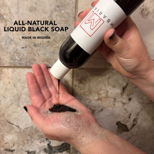 Mbariket Premium Black Soap Body Wash | 100% Nigeria - Image 2