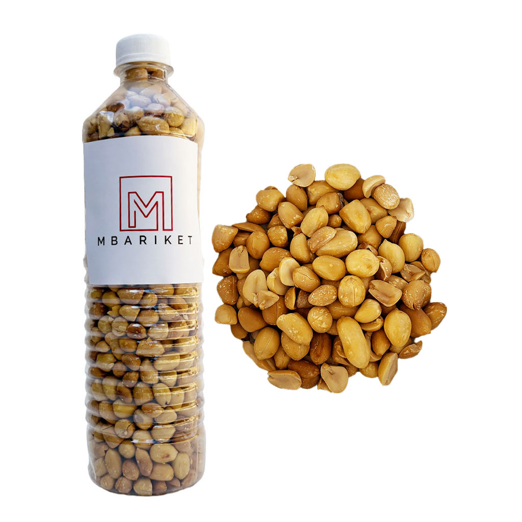 Mbariket Nigerian Roasted Peanuts (1lb) – Unsalted African Groundnuts, High-Protein, Low-Carb Snack, Made in Nigeria