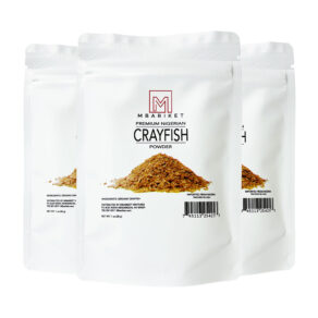 Mbariket Premium Crayfish Powder (3 Pack, 1 oz Each) - Umami Seafood Seasoning for Soups, Stews, Rice & Grilling