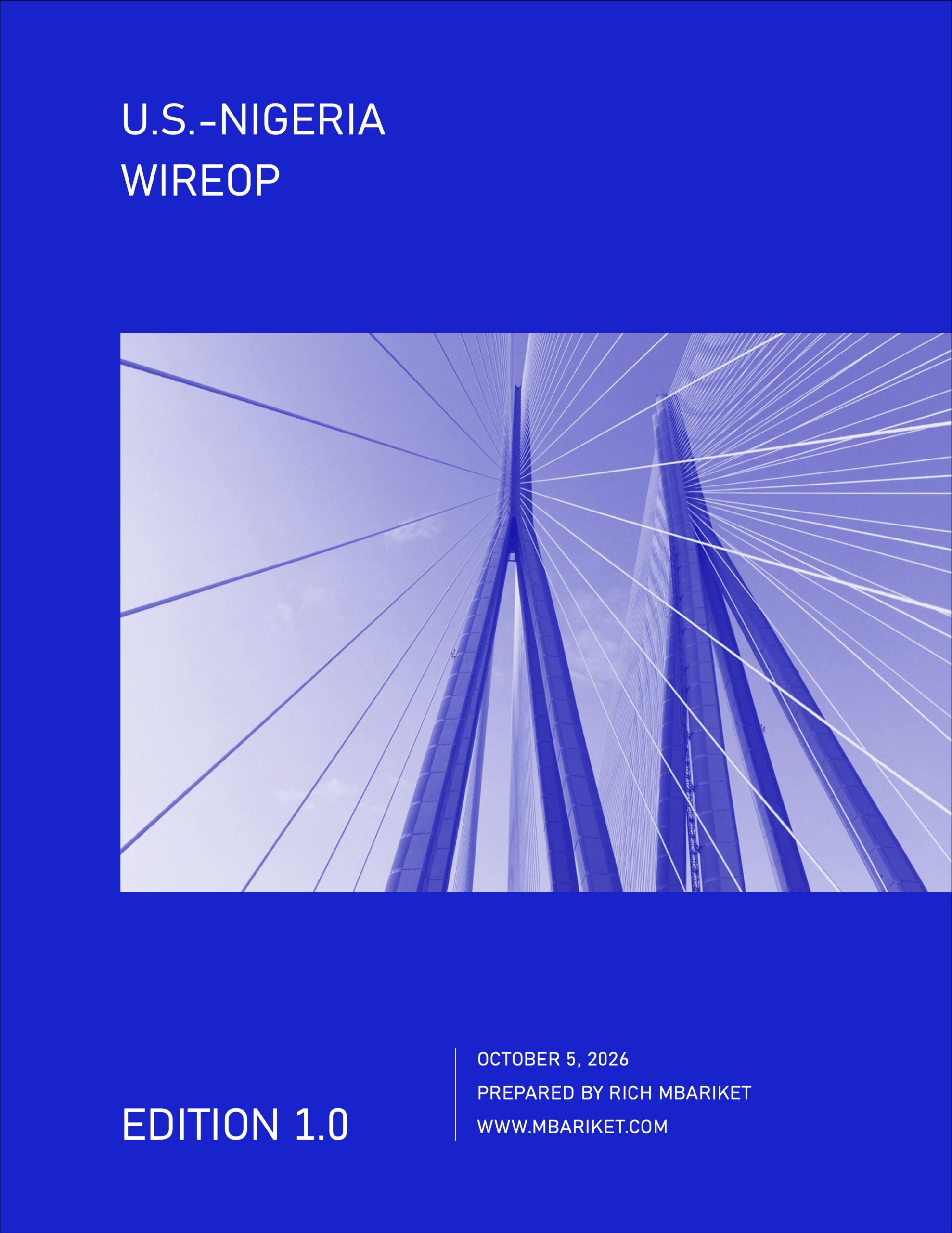 U.S.-Nigeria WireOP Edition 1.0