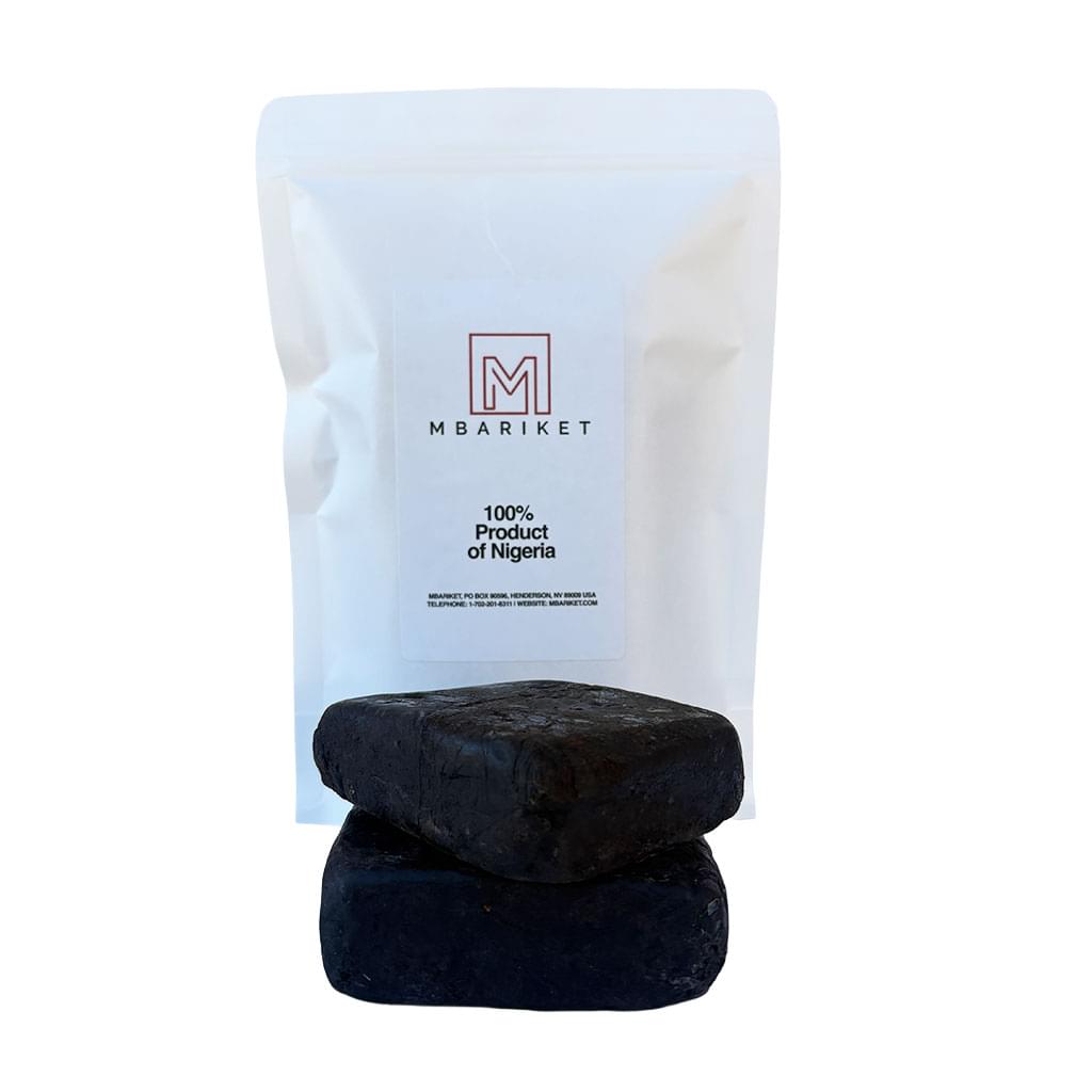 MBARIKET African Black Soap Bar, Natural Skincare, 2 Pack, Imported from Nigeria